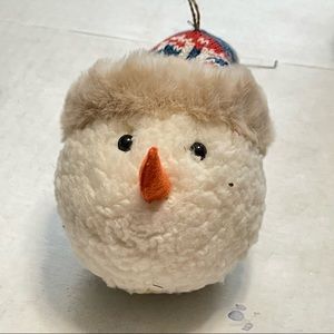 Snowman Christmas ornament handmade